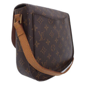 Louis Vuitton Monogram Cloud Shoulder Saint Brown Leather Bag